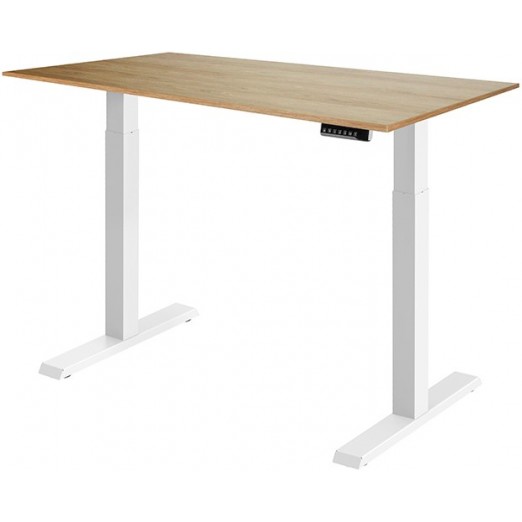 Стол с регулируемой высотой Electric Desk Compact White