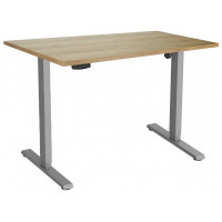 Стол с регулируемой высотой Electric Desk Slim Grey 138*80*2,5 см