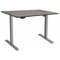 Стол с регулируемой высотой Wooden Electric Desk Slim Grey 120*60*2,7 см (массив дерева) купить в Минске