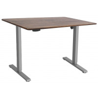 Стол с регулируемой высотой Wooden Electric Desk Slim Grey 120*60*2,7 см (массив дерева) купить в Минске