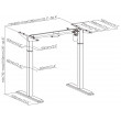 Стол с регулируемой высотой Gaming Electric Desk купить в Минске