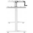 Стол с регулируемой высотой Manual Desk Compact Fr White 120*65*1,8 см купить в Минске