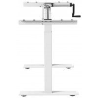 Стол с регулируемой высотой Manual Desk Compact Fr White 138*80*1,8 см купить в Минске Стол с регулируемой высотой Manual Desk Compact Fr White 138*80*1,8 см купить в Минске