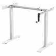 Стол с регулируемой высотой Manual Desk Compact Fr White 120*65*1,8 см купить в Минске