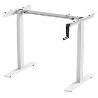 Стол с регулируемой высотой Manual Desk Compact Fr White 138*80*1,8 см купить в Минске Стол с регулируемой высотой Manual Desk Compact Fr White 138*80*1,8 см купить в Минске