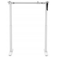 Стол с регулируемой высотой Manual Desk Compact Fr White 138*80*1,8 см купить в Минске Стол с регулируемой высотой Manual Desk Compact Fr White 138*80*1,8 см купить в Минске