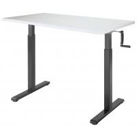 Стол с регулируемой высотой Manual Desk Compact Black 136*80*3,6 см