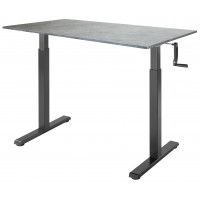 Стол с регулируемой высотой Manual Desk Compact Black 120*65*1,8 см купить в Минске Стол с регулируемой высотой Manual Desk Compact Black 120*65*1,8 см купить в Минске