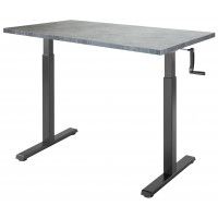 Стол с регулируемой высотой Manual Desk Compact Black 136*80*3,6 см купить в Минске