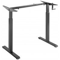 Стол с регулируемой высотой Manual Desk Compact Black 136*80*3,6 см купить в Минске