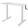 Стол с регулируемой высотой Manual Desk Compact White 138*80*1,8 см купить в Минске
