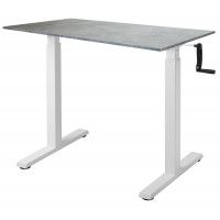 Стол с регулируемой высотой Manual Desk Compact White 138*80*1,8 см купить в Минске