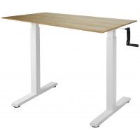 Стол с регулируемой высотой Manual Desk Compact White 138*80*1,8 см купить в Минске