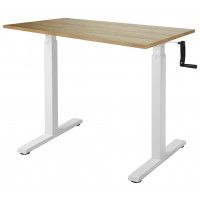 Стол с регулируемой высотой Manual Desk Compact White 136*80*3,6 см купить в Минске