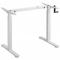 Стол с регулируемой высотой Manual Desk Compact White 138*80*1,8 см купить в Минске