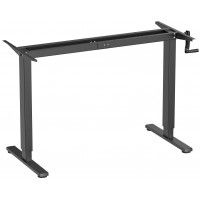 Стол с регулируемой высотой Manual Desk Light Black 120*65*1,8 см купить в Минске