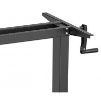 Стол с регулируемой высотой Manual Desk Light Black 120*65*1,8 см купить в Минске