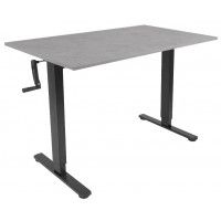 Стол с регулируемой высотой Manual Desk Light Black 120*65*1,8 см купить в Минске