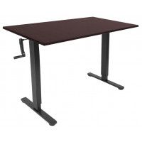 Стол с регулируемой высотой Manual Desk Light Black 120*65*1,8 см купить в Минске