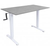 Стол с регулируемой высотой Manual Desk Light White 120*65*1,8 см купить в Минске Стол с регулируемой высотой Manual Desk Light White 120*65*1,8 см купить в Минске