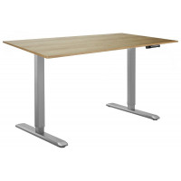 Стол с регулируемой высотой Manual DESKFIT DF100 GREY 138*80*1,8 см купить в Минске