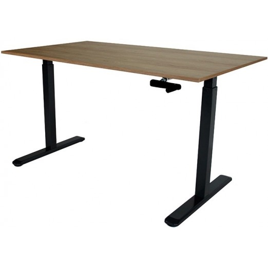 Стол с регулируемой высотой Manual Desk Black