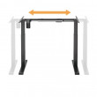Стол с регулируемой высотой Electric Desk Compact White 136*80*3,6 купить в Минске