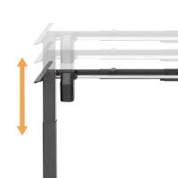 Стол с регулируемой высотой Electric Desk Compact White 136*80*3,6 купить в Минске Стол с регулируемой высотой Electric Desk Compact White 136*80*3,6 купить в Минске