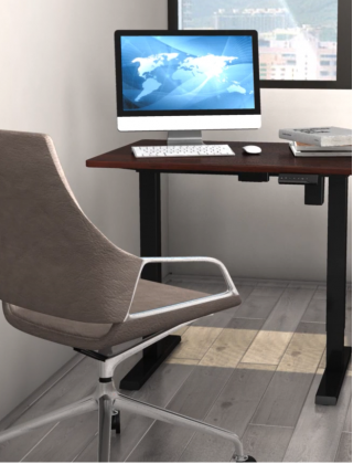 Стол с регулируемой высотой Electric Desk Compact White 138*80*1,8