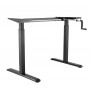 Стол с регулируемой высотой Manual Desk Black 138*80*1,8 см