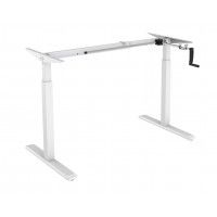 Стол с регулируемой высотой Manual Desk White 136*80*3,6 см купить в Минске