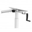 Стол с регулируемой высотой Manual Desk White 136*80*3,6 см купить в Минске