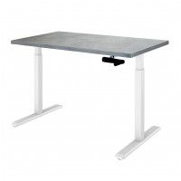 Стол с регулируемой высотой Manual Desk White 136*80*3,6 см купить в Минске
