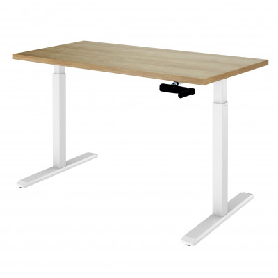 Стол с регулируемой высотой Manual Desk White 136*80*3,6 см купить в Минске