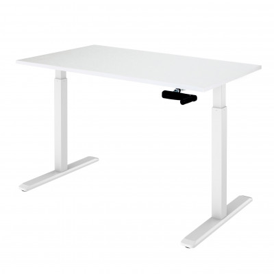 Стол с регулируемой высотой Manual Desk White 138*80*1,8 см купить в Минске