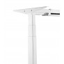 Стол с регулируемой высотой Unique Ergo Desk White 136*80*3,6 см