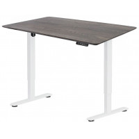 Стол регулируемый Wooden Electric Desk Prime White 130*75*2,7 (натуральное дерево) скошенный край купить в Минске