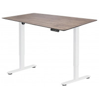 Стол регулируемый Wooden Electric Desk Prime White 130*75*2,7 (натуральное дерево) скошенный край купить в Минске