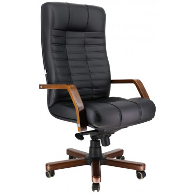 Кресло Everprof Atlant Wood Eco (Атлант) экокожа купить в Минске