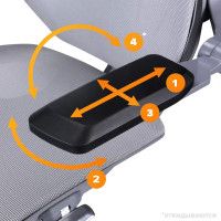 Кресло Everprof Atom (Атом) Grey экокожа серый купить в Минске Кресло Everprof Atom (Атом) Grey экокожа серый купить в Минске