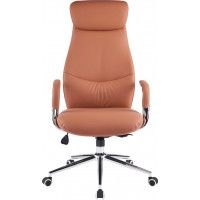 Кресло Everprof Bell (Белл) экокожа коричневый купить в Минске