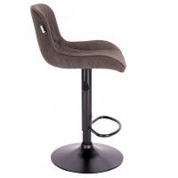 Стул барный Everprof Grace Black Ткань Темно-коричневый купить в Минске Стул барный Everprof Grace Black Ткань Темно-коричневый купить в Минске