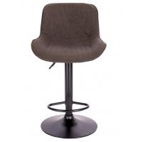 Стул барный Everprof Grace Black Ткань Темно-коричневый купить в Минске Стул барный Everprof Grace Black Ткань Темно-коричневый купить в Минске