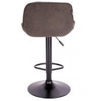 Стул барный Everprof Grace Black Ткань Темно-коричневый купить в Минске Стул барный Everprof Grace Black Ткань Темно-коричневый купить в Минске