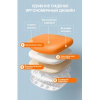 Кресло ортопедическое Everprof Kids 102 Ткань Оранжевый купить в Минске