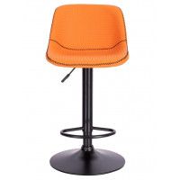 Стул барный Everprof Smile Black Экокожа Оранжевый купить в Минске Стул барный Everprof Smile Black Экокожа Оранжевый купить в Минске