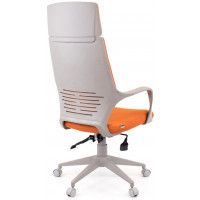 Кресло Everprof Trio (Трио) Grey ткань оранжевый купить в Минске