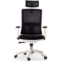 Кресло Evolution Model T Snow черный/белый купить в Минске