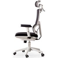 Кресло Evolution Model T Snow черный/белый купить в Минске