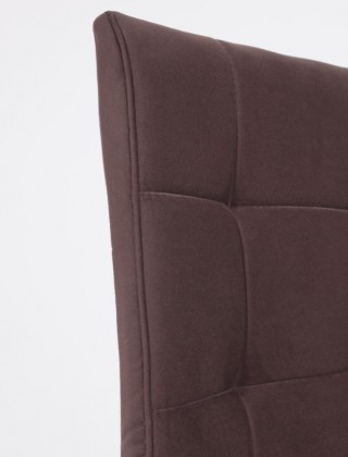Кресло поворотное Фабрикант Алекс ткань Velur 24 темно-коричневый